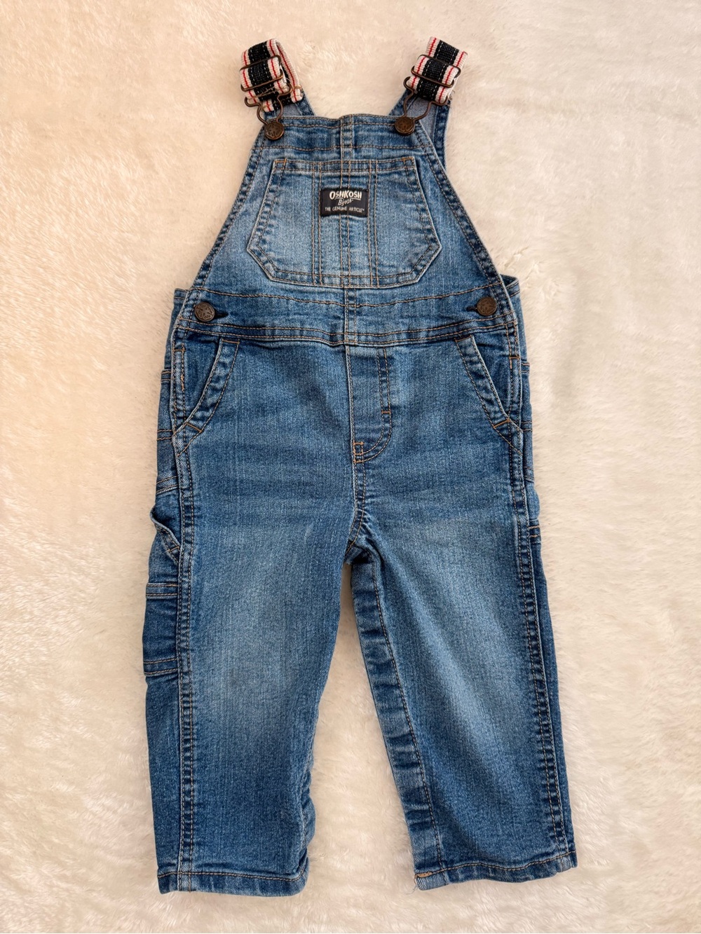 Vintage OshKosh B’gosh Denim Overall Size 18m